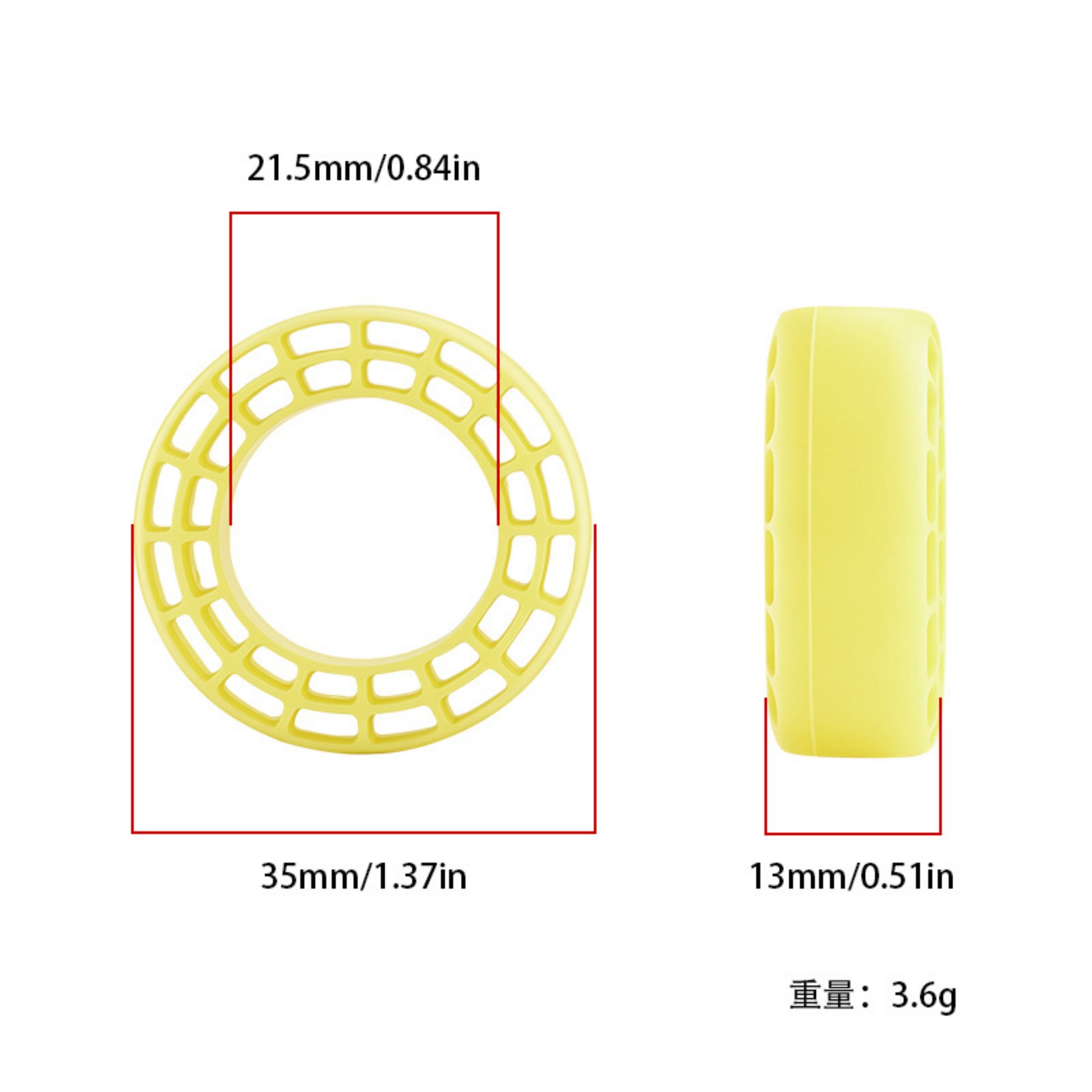 Водонепроницаемые силиконовые  – обзор и цена Rc Tire Foam Insert