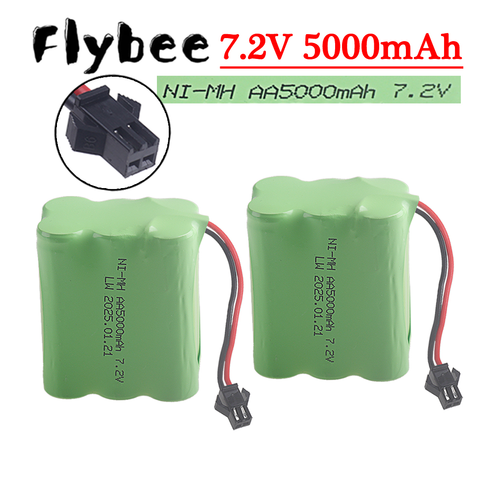 (SM-2P Plug) 7.2V 5000mah NiMH – обзор и цена Rc Hobby & Maskinservice I Eskilstuna
