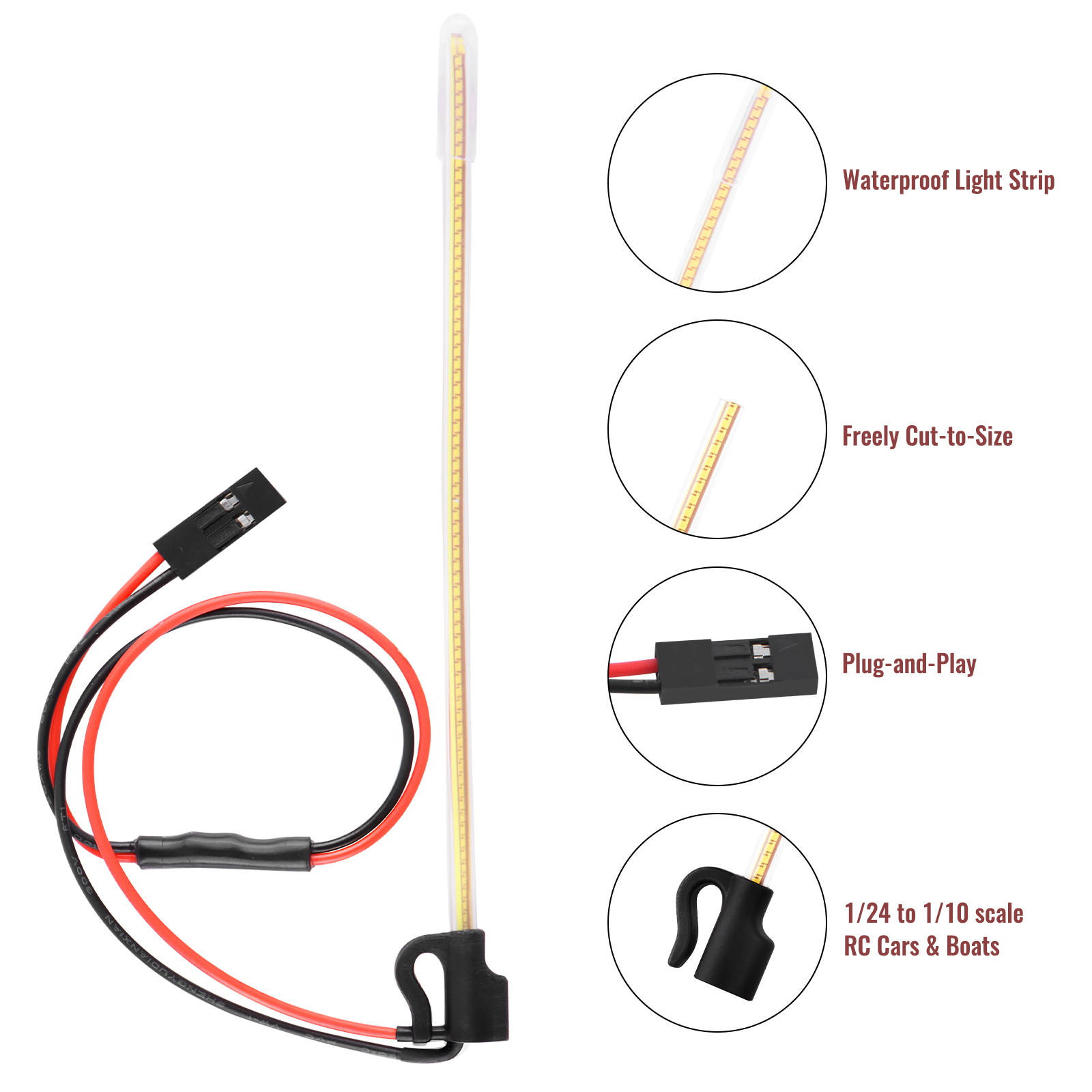 Светодиодные антенны ModRax (2 – обзор и цена Rc Hobby Wire