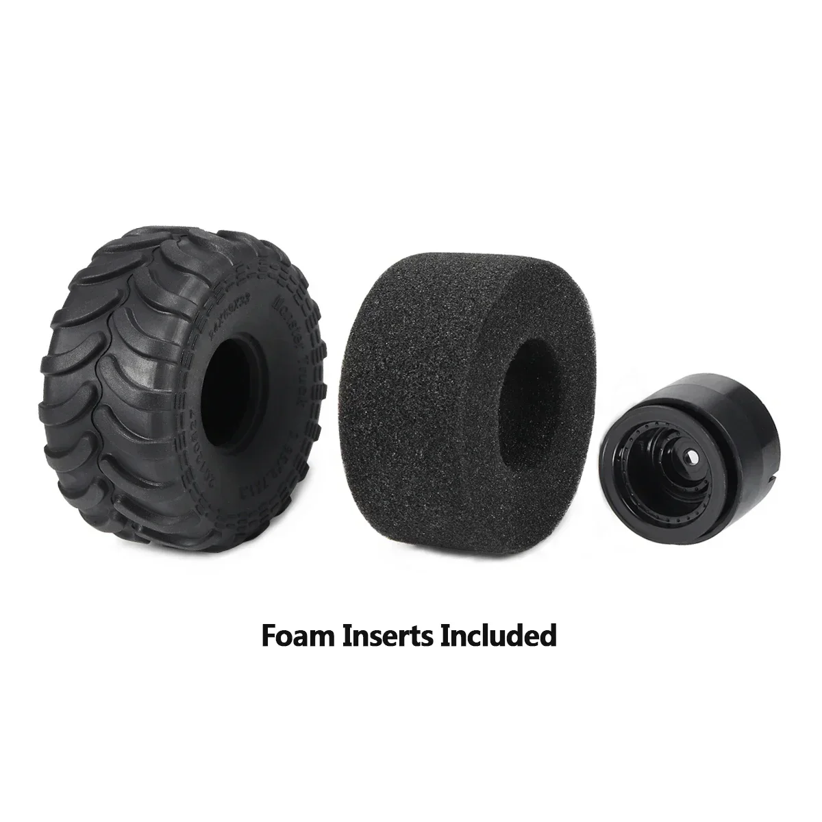 4 шт. шины Monster Truck с обо – обзор и цена Rc Tire Foam Insert