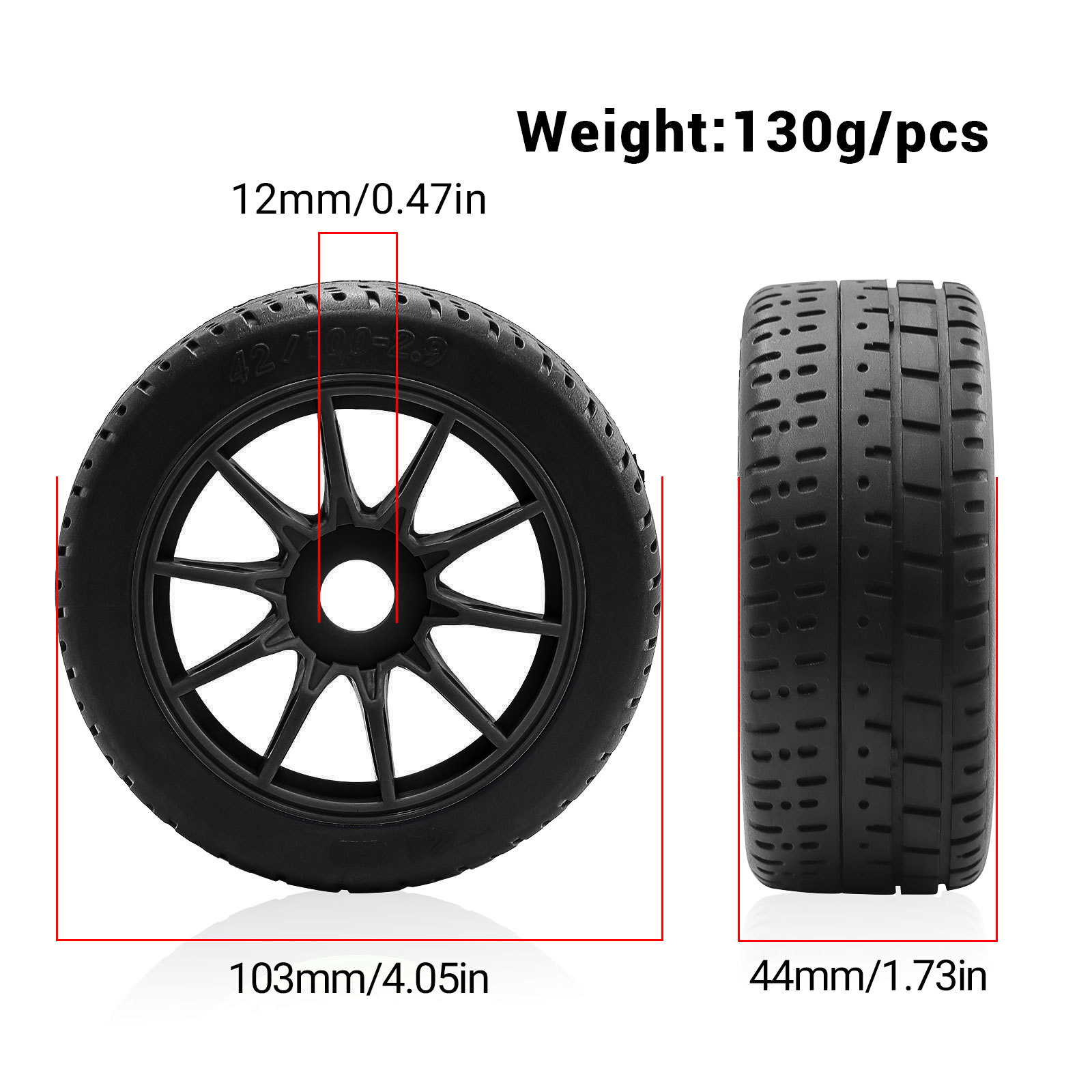 Комплект из 4 колесных дисков  – обзор и цена Rc Tire Foam Insert